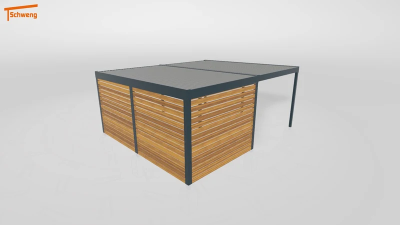 #DE Schweng Flachdachcarport C600+ (ID n5mn94) #MTG