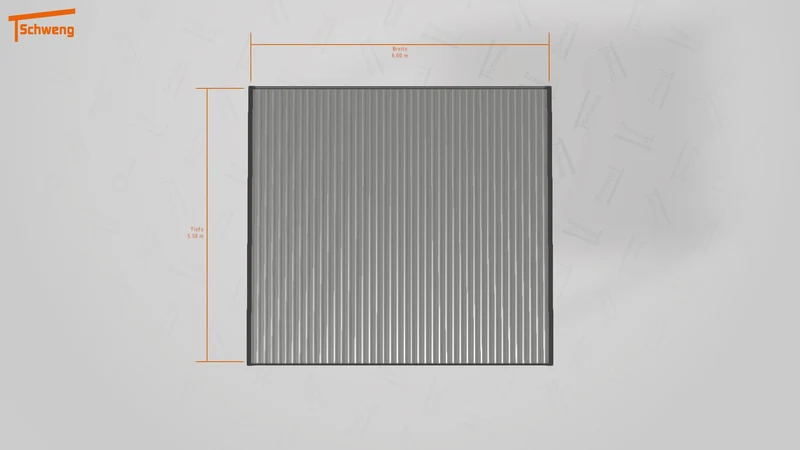 #DE Schweng Flachdachcarport C600+ (ID dvnd5m)