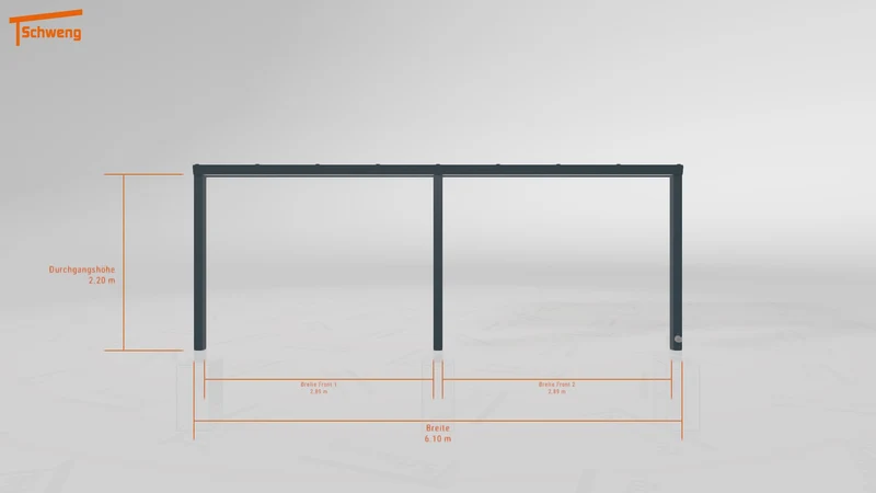 #DE Schweng Pultdachcarport S350 (ID x78z9n) #MTG
