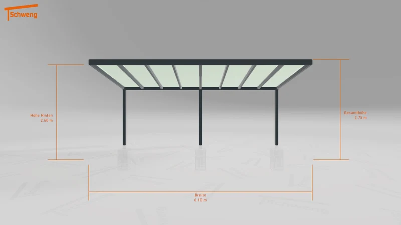 #DE Schweng Pultdachcarport S350 (ID x78z9n) #MTG