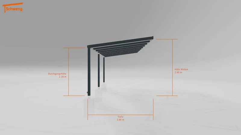 #DE Schweng Pultdachcarport S350 (ID x78z9n) #MTG