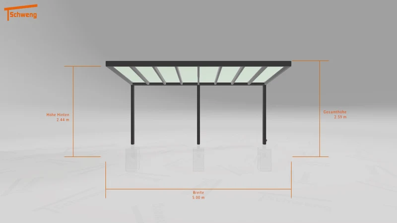 #DE Schweng Terrassenüberdachung S350 (ID 5mzrpp)