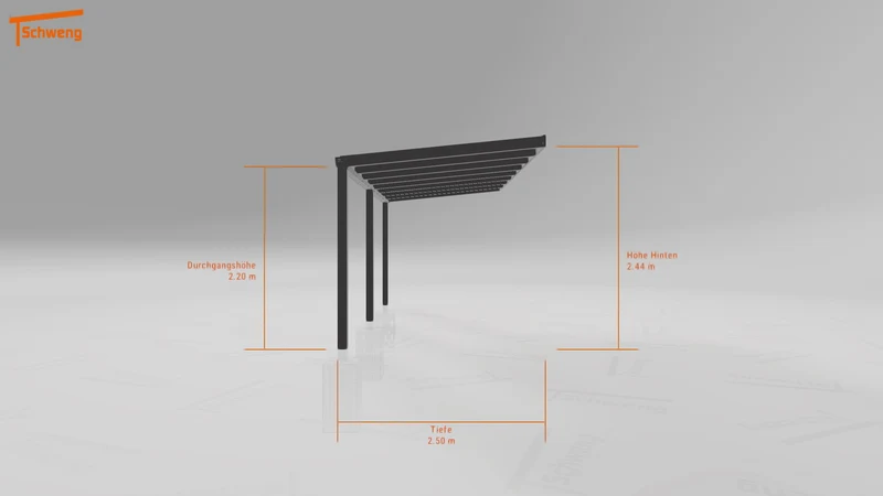 #DE Schweng Terrassenüberdachung S350 (ID 5mzrpp)