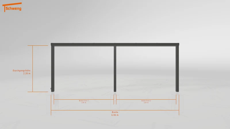 #DE Schweng Pultdachcarport S350 (ID ygjmwb) #MTG