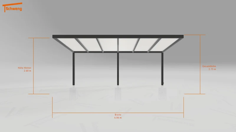 #DE Schweng Pultdachcarport S350 (ID ygjmwb) #MTG