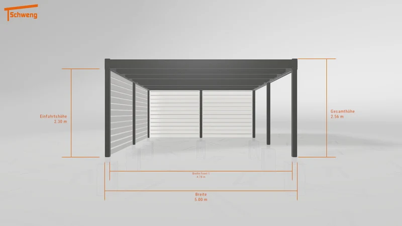 #DE Schweng Flachdachcarport C600 (ID dvnmxn) #MTG