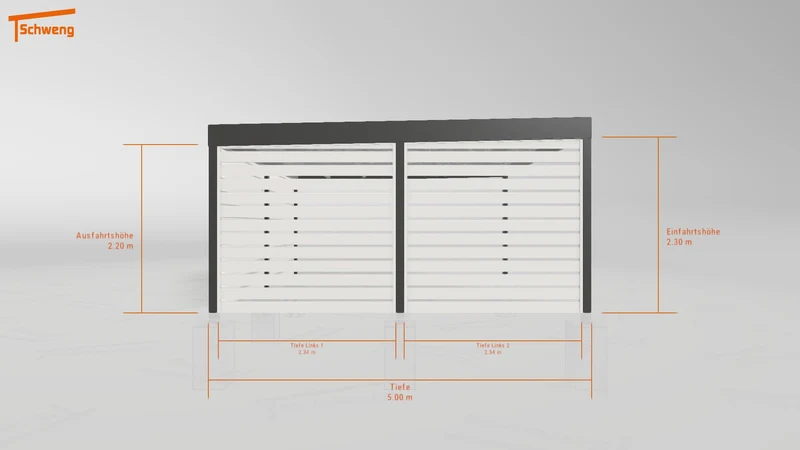 #DE Schweng Flachdachcarport C600 (ID dvnmxn) #MTG