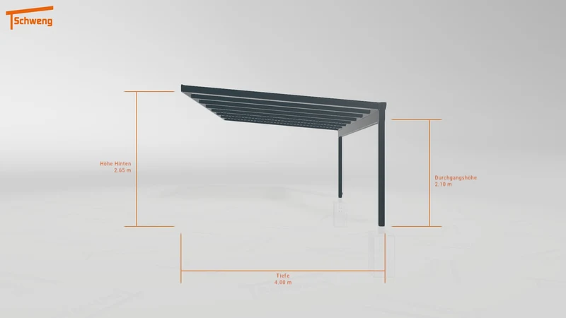 #DE Schweng Terrassenüberdachung S400 (ID v47jjq)
