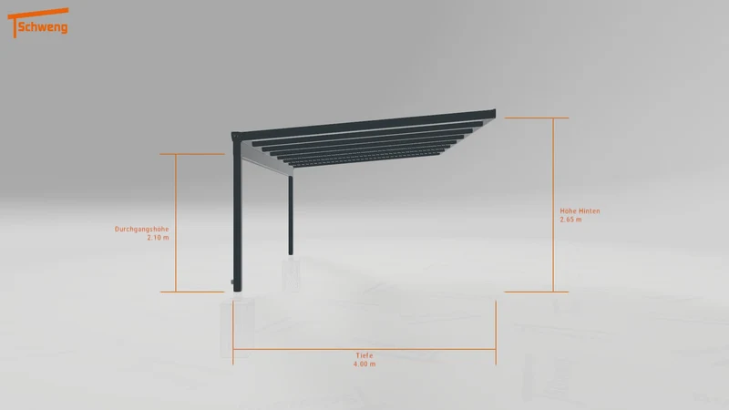 #DE Schweng Terrassenüberdachung S400 (ID v47jjq)