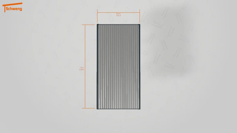 #DE Schweng Flachdachcarport C600+ (ID zbw537)