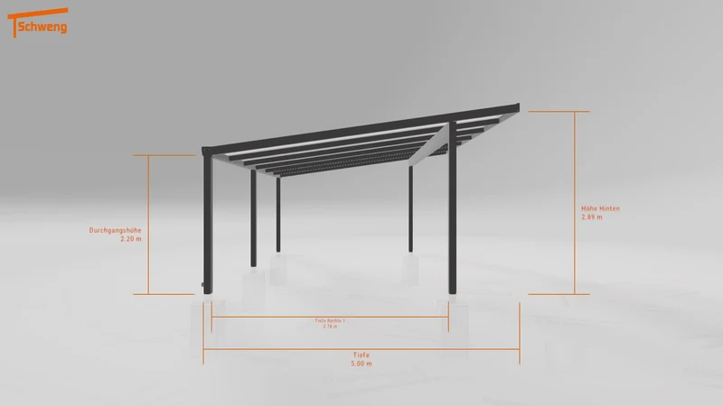 #DE Schweng Pultdachcarport S400 (ID 77bw82) #MTG