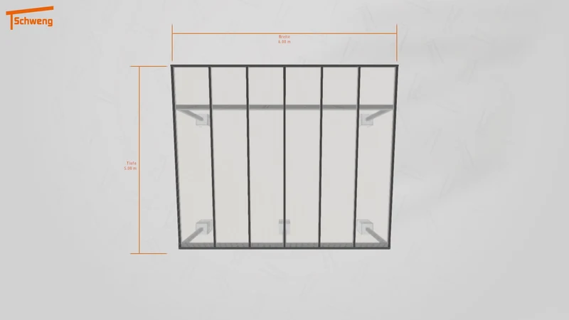 #DE Schweng Pultdachcarport S400 (ID 77bw82) #MTG