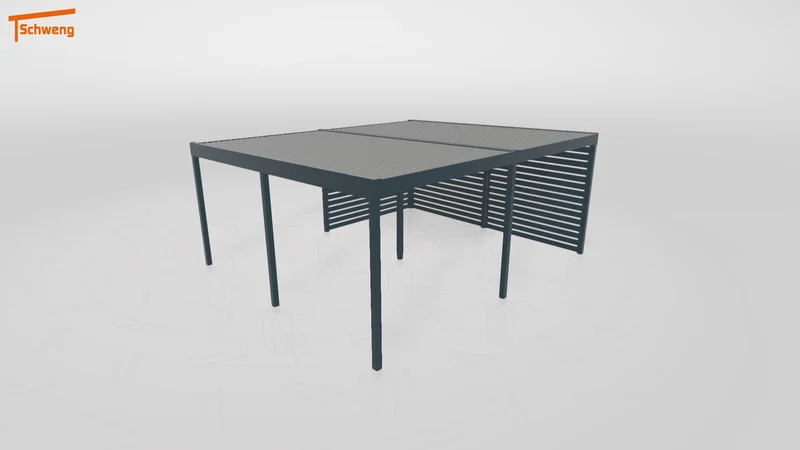 #DE Schweng Flachdachcarport C600+ (ID bkp7r7) #MTG