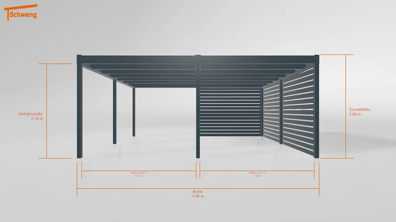 #DE Schweng Flachdachcarport C600+ (ID bkp7r7) #MTG