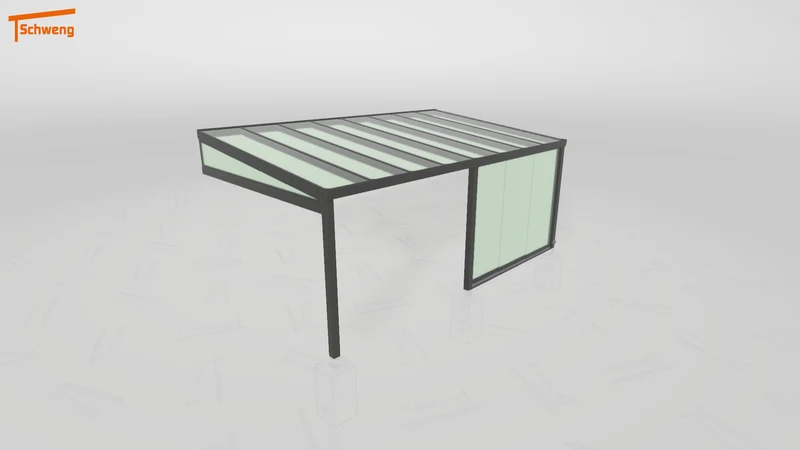 #DE Schweng Terrassenüberdachung S400 (ID g75z9n)