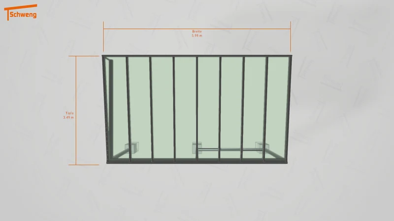 #DE Schweng Terrassenüberdachung S400 (ID g75z9n)