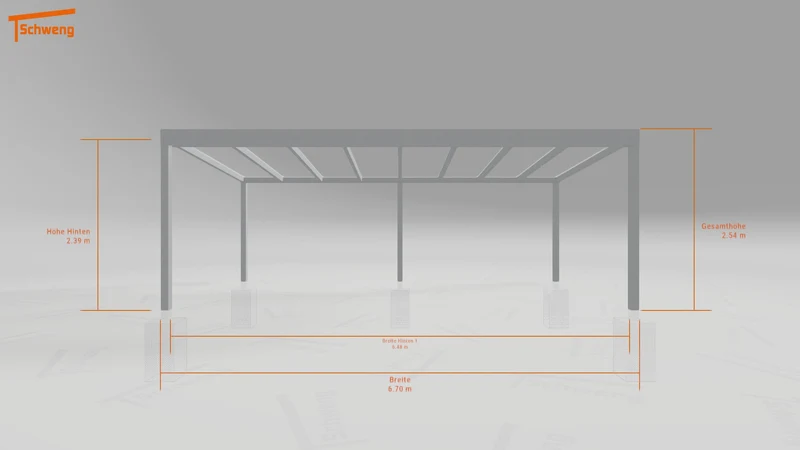 #AT Schweng Terrassenüberdachung S350 (ID 77b2v7)