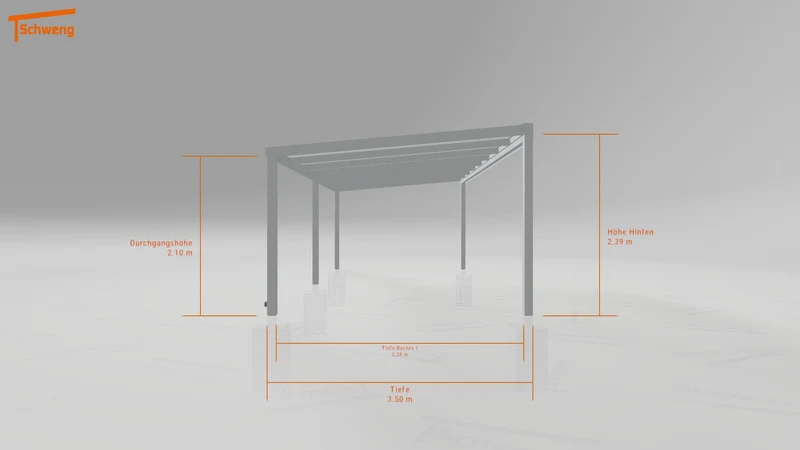 #AT Schweng Terrassenüberdachung S350 (ID 77b2v7)