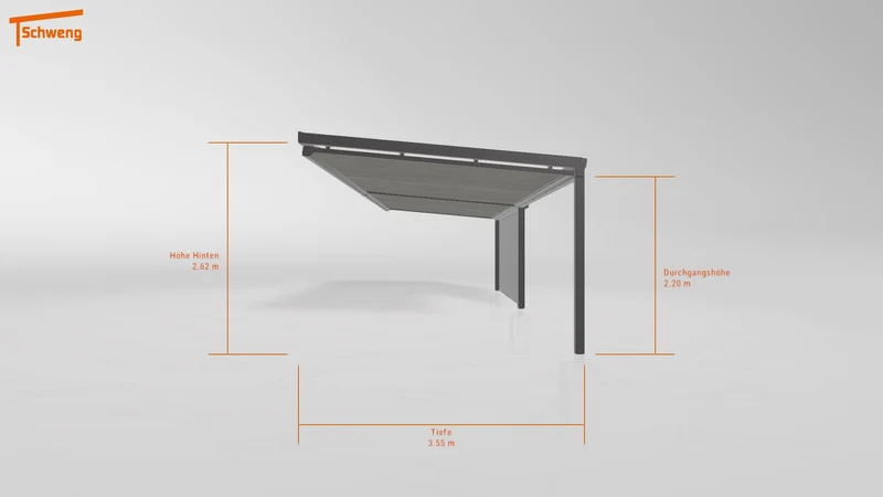#DE Schweng Terrassenüberdachung S350 (ID v472np)