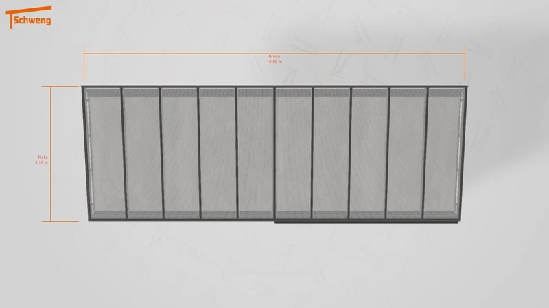 #DE Schweng Terrassenüberdachung S350 (ID v472np)