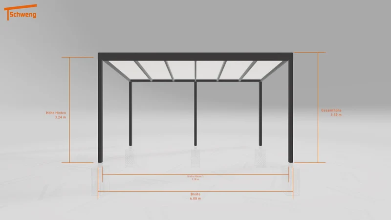 #DE Schweng Pultdachcarport S400 (ID g753j2)