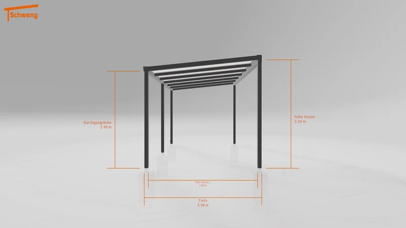 #DE Schweng Pultdachcarport S400 (ID g753j2)