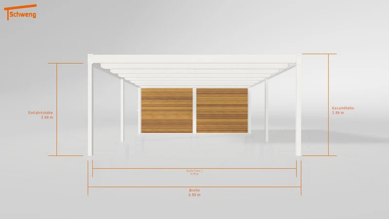 #DE Schweng Flachdachcarport C600+ (ID zbw5v5) #MTG