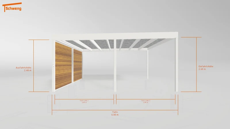 #DE Schweng Flachdachcarport C600+ (ID zbw5v5) #MTG