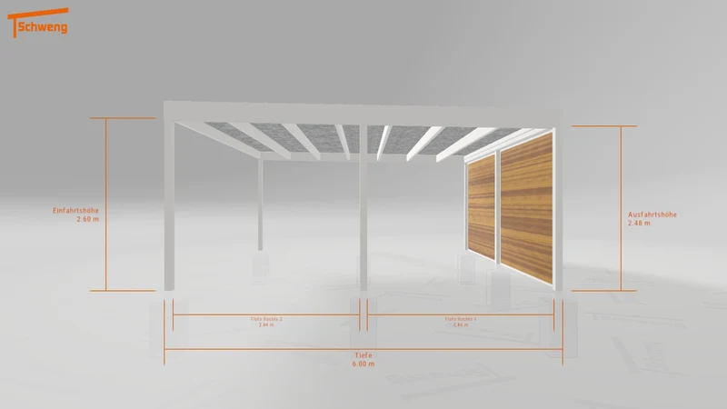 #DE Schweng Flachdachcarport C600+ (ID zbw5v5) #MTG