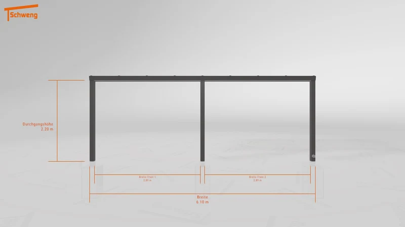 #DE Schweng Pultdachcarport S350 (ID 5mz78d) #MTG