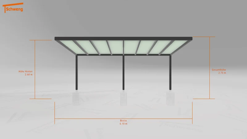#DE Schweng Pultdachcarport S350 (ID 5mz78d) #MTG