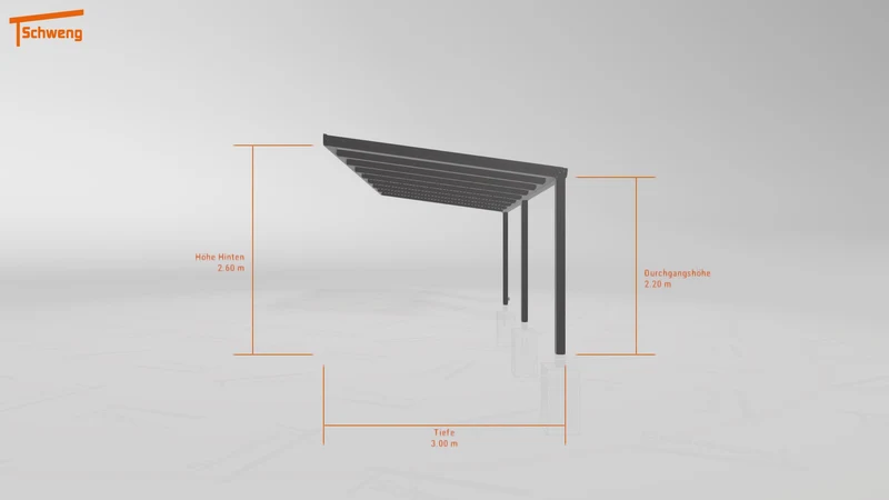 #DE Schweng Pultdachcarport S350 (ID 5mz78d) #MTG