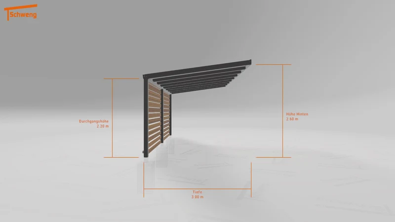 #DE Schweng Pultdachcarport S350 (ID ygjzy8) #MTG