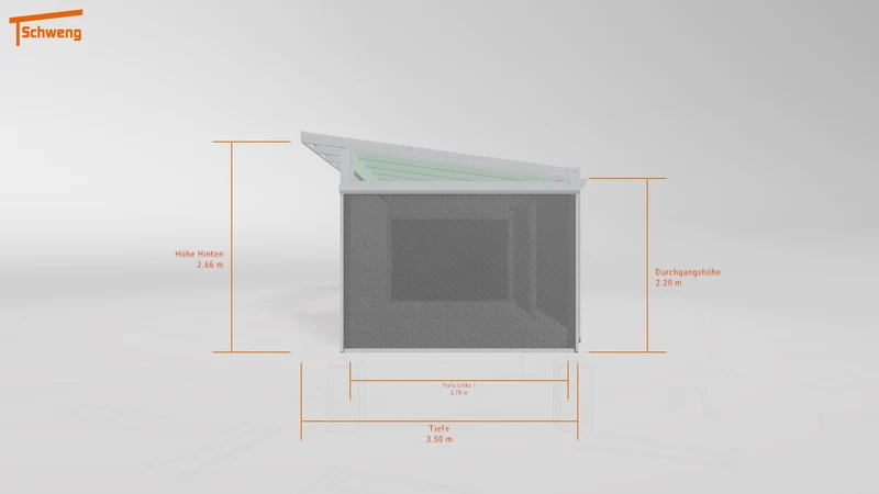 #DE Schweng Terrassenüberdachung S400 (ID 85pj95) #MTG
