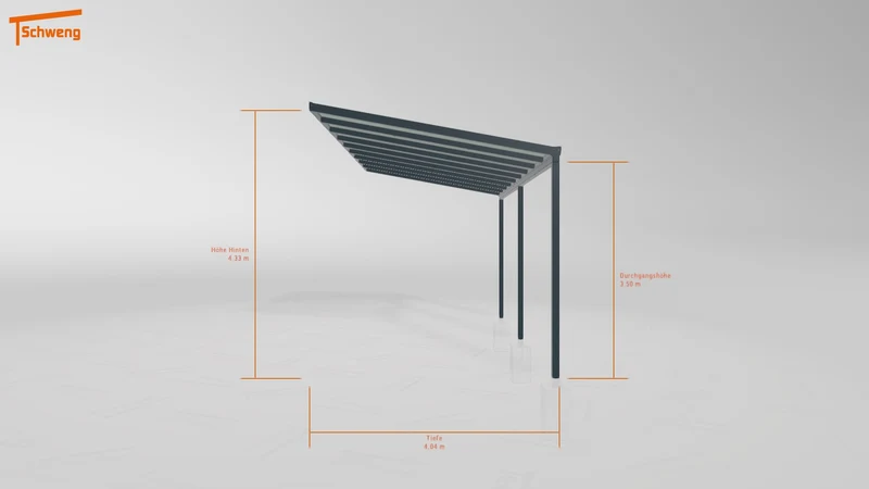 #DE Schweng Terrassenüberdachung S400 (ID k2jd9d)