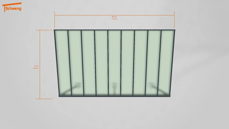 #DE Schweng Terrassenüberdachung S400 (ID k2jd9d)