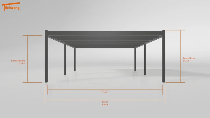 #DE Schweng Flachdachcarport C600+ (ID ygjmyv) #MTG