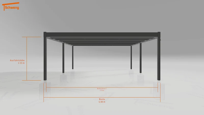 #DE Schweng Flachdachcarport C600+ (ID ygjmyv) #MTG