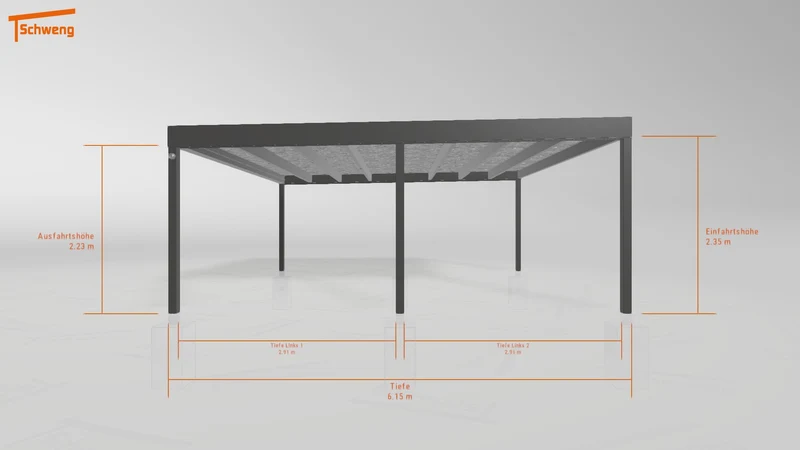 #DE Schweng Flachdachcarport C600+ (ID ygjmyv) #MTG
