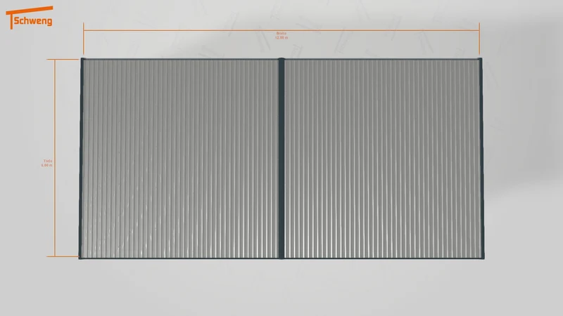#DE Schweng Flachdachcarport C600+ (ID jj8mgw) #MTG