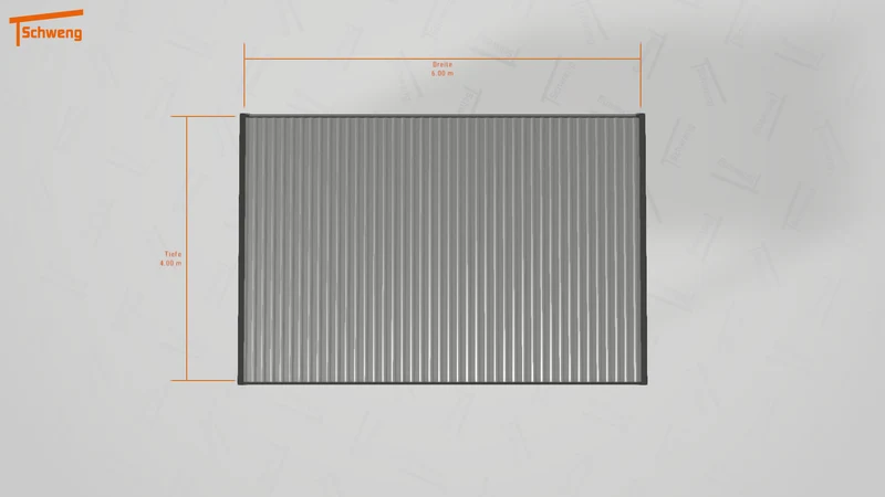 #DE Schweng Flachdachcarport C600+ (ID mj2wr8) #MTG