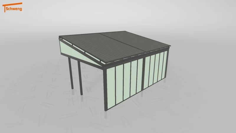 #DE Schweng Terrassenüberdachung S400 (ID qdvq27)
