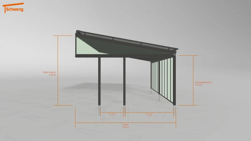 #DE Schweng Terrassenüberdachung S400 (ID qdvq27)
