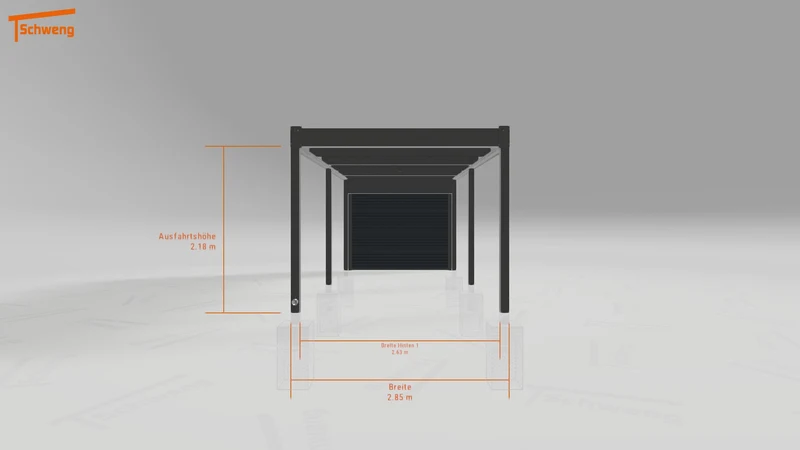 #DE Schweng Flachdachcarport C600 (ID mj2w78) #MTG