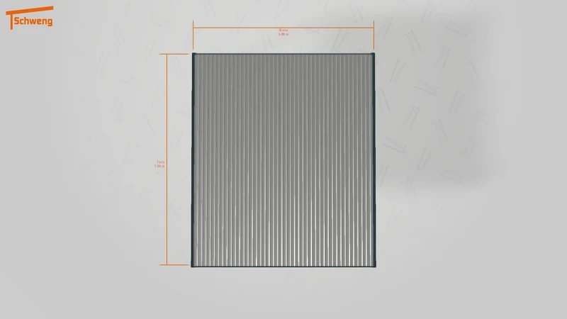 #DE Schweng Flachdachcarport C600+ (ID ygjmbb)