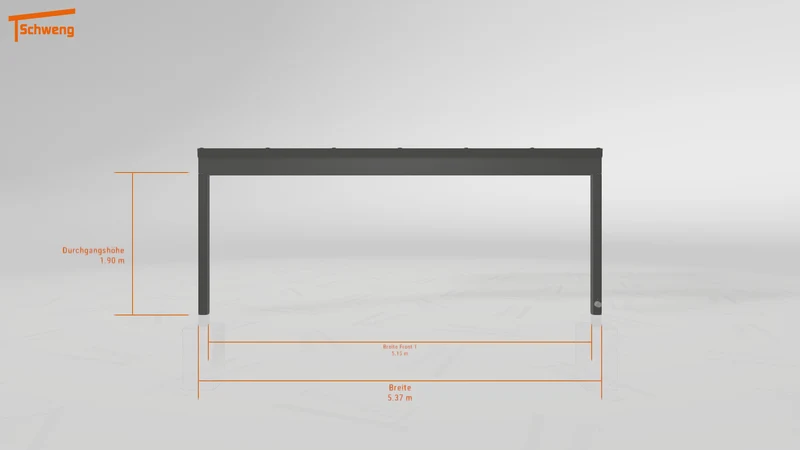 #CH Schweng Pultdachcarport S350 (ID 9wv493) #MTG