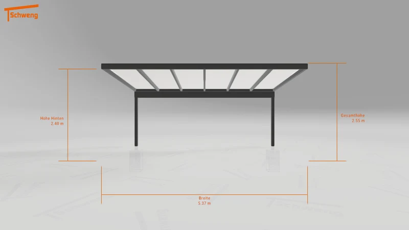 #CH Schweng Pultdachcarport S350 (ID 9wv493) #MTG