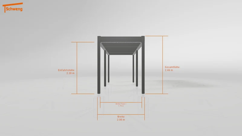#DE Schweng Flachdachcarport C600 (ID g75v2q) #MTG