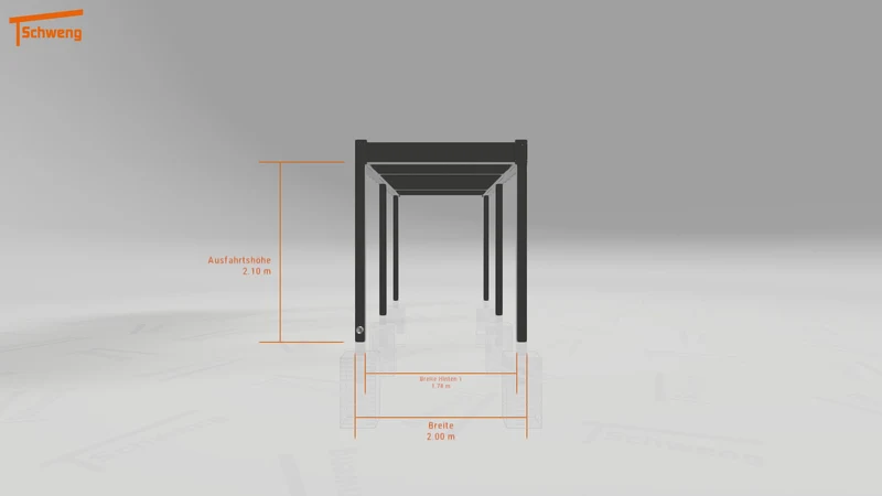 #DE Schweng Flachdachcarport C600 (ID g75v2q) #MTG