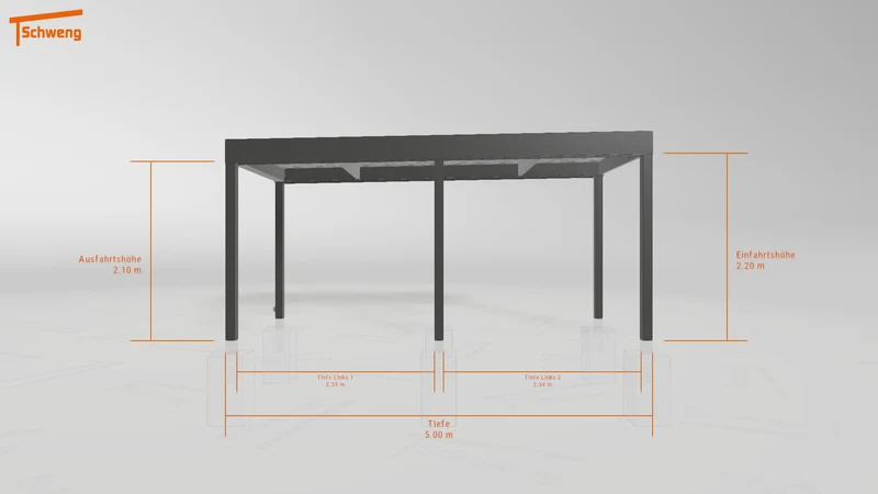#DE Schweng Flachdachcarport C600 (ID g75v2q) #MTG